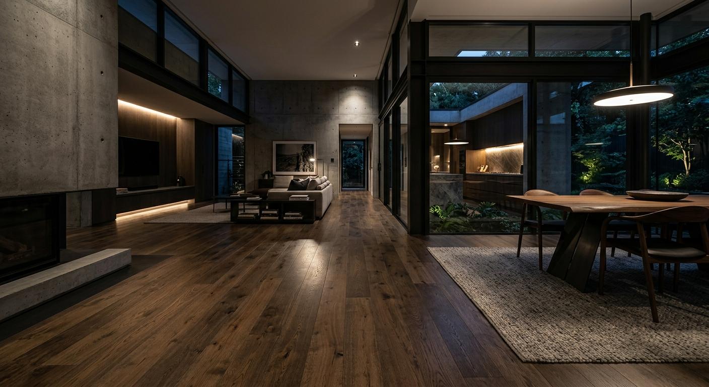 Interior architecture showcasing premium flooring